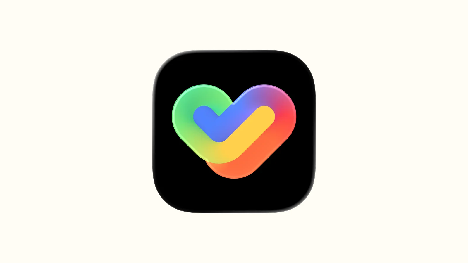 The How We Feel app icon centered on a pale purple background