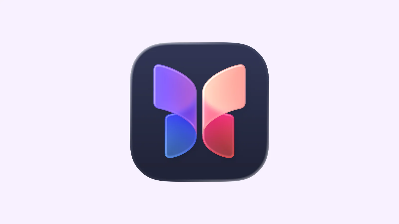 The Apple Journal icon centered on a pale purple background